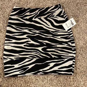 Zebra Pencil Skirt